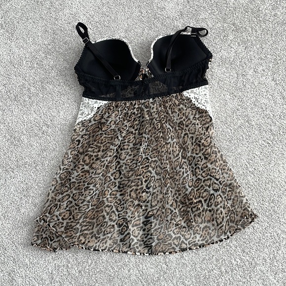 Victoria's Secret Leopard Babydoll - Picture 7 of 8